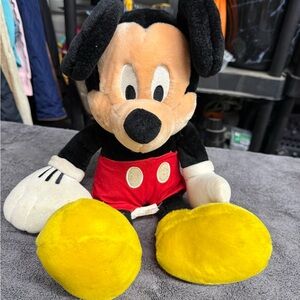 Disney Mickey Mouse Plush - Black, Red, Yellow